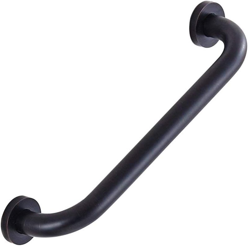 ELLO&ALLO Oil Rubbed Bronze Bathroom Shower Grab Bar, Home Care Bath Hardware (20 Inch) - Image 1